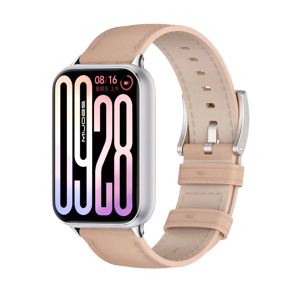 Strap For Mi Band 9 Pro Watchband For Mi Band 8 Pro Wristband Xiaomi Smart Band 9 Pro Bracelet Genuine Leather Accessories