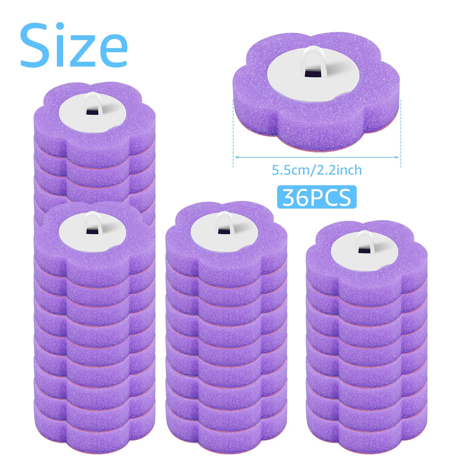 Disposable Toilet Bowl Cleaning Wand Kit Practical Toilet Bowl Brush with Replaceable Brush Head Multi-role Bathroom Accessories