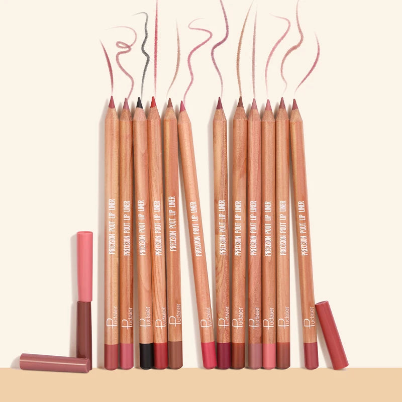 1pc Matte Lipstick & Liner Pen, Waterproof, Long-Lasting, Non-Stick, Berry Shades for All Skin Types, Makeup Pencils for Women