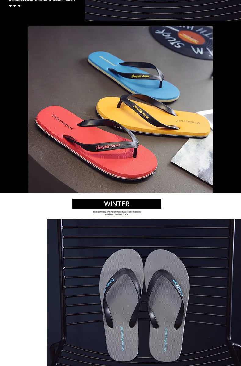 Eyriphy Soft Non-Slips Unisex Flat Slippers New Design Women Flip Flops Fashion Cozy Beach Slippers Holiday Hotel Shower Sandals