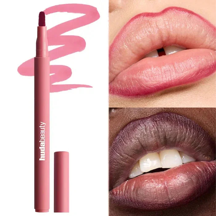 Huda Beauty Lip Contour Lip Stain Wear Matte Lipliner Pencil Tint Lipstick Long Lasting Non-stick Cup Moisturising Liner Makeup