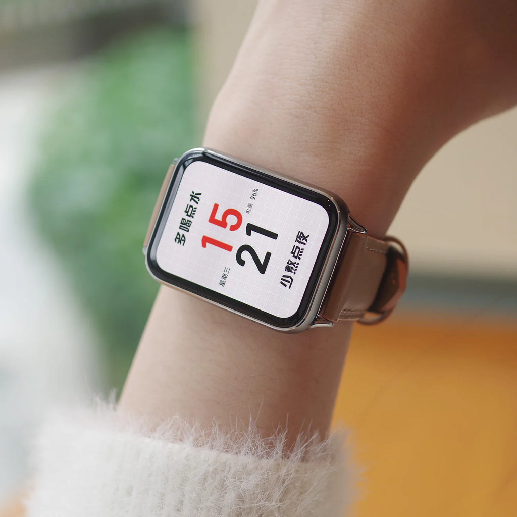 Strap For Mi Band 9 Pro Watchband For Mi Band 8 Pro Wristband Xiaomi Smart Band 9 Pro Bracelet Genuine Leather Accessories