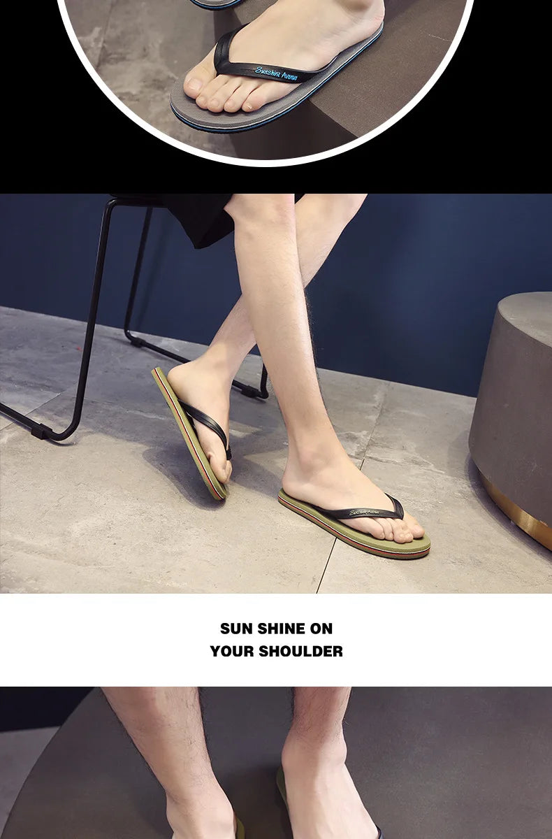 Eyriphy Soft Non-Slips Unisex Flat Slippers New Design Women Flip Flops Fashion Cozy Beach Slippers Holiday Hotel Shower Sandals