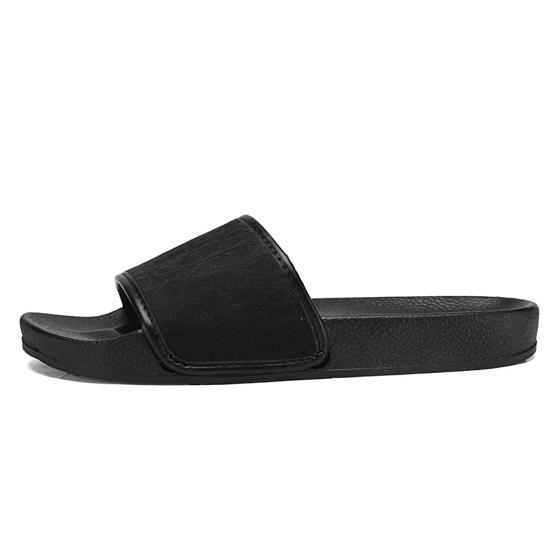 Men's Home Slippers Lightweight Summer New Style Flat and Worn Casual Retro Patterned Anti-slip Quick-drying Sandals
