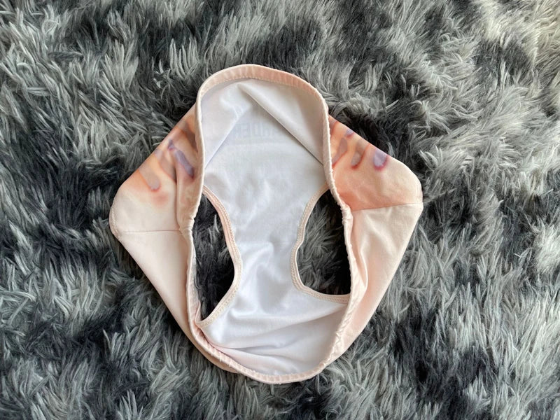 Women's Breathable Seamless Underpants Handprint Letter Printed Panties Sexy Low-waisted Knickers Elastic Female Briefs