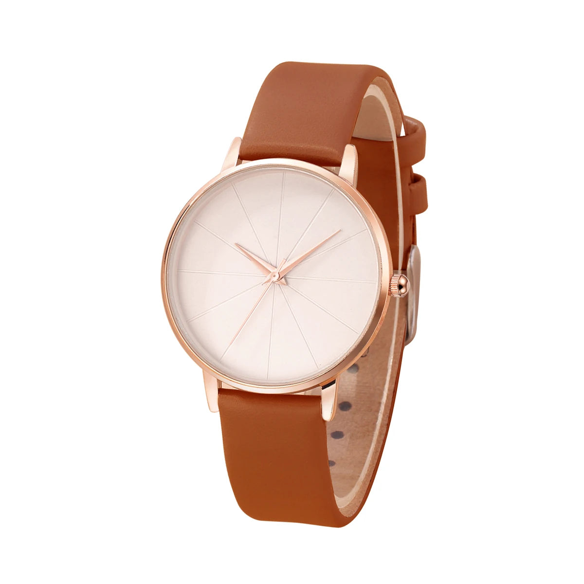 Luxury Fashion Watch Women Leather Watch Ladies Simple Quartz Bracelet Wrist Watch Women's Clock
