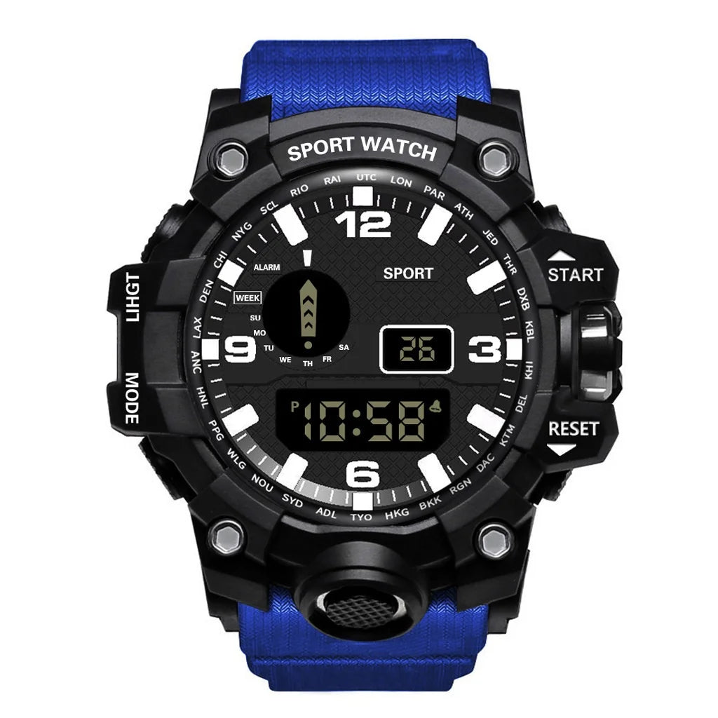 Multifunctional outdoor men's casual electronic watch men and women students fashion running sports watch