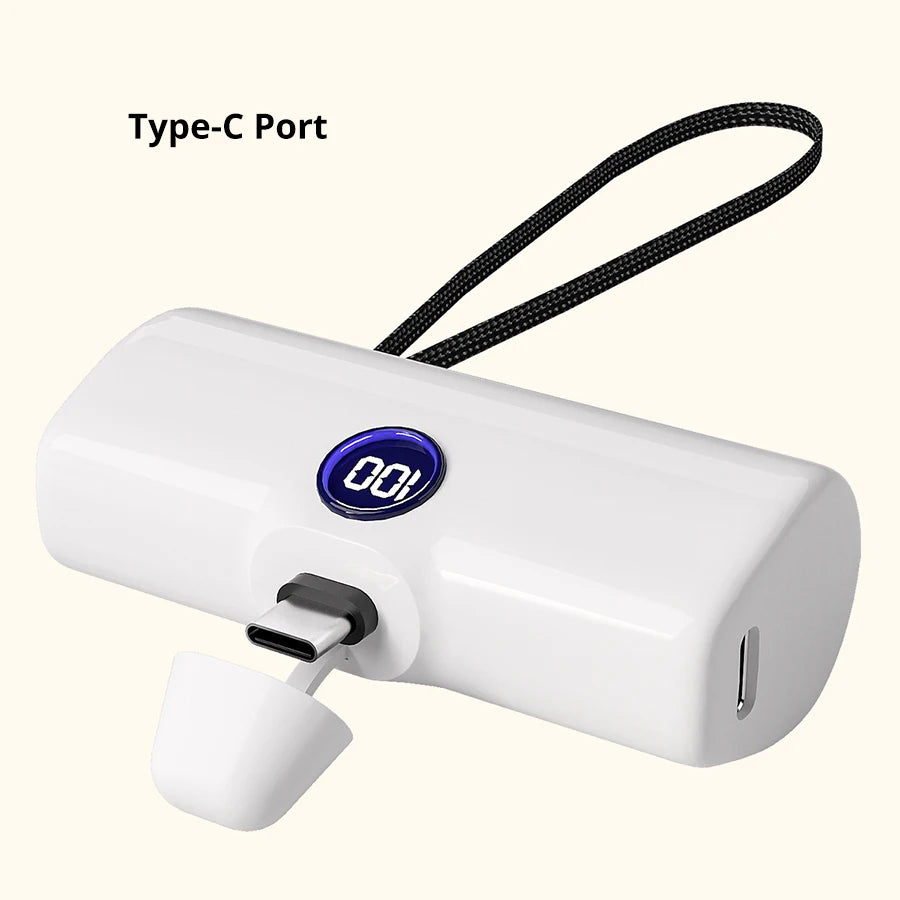 Pocket-sized Mini Power Bank Compact External Battery Portable Charger 5000mAh 5500mAh Spare Battery for iPhone Samsung Xiaomi