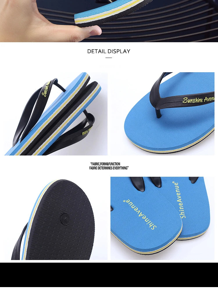 Eyriphy Soft Non-Slips Unisex Flat Slippers New Design Women Flip Flops Fashion Cozy Beach Slippers Holiday Hotel Shower Sandals