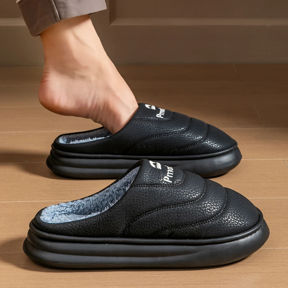 Warm Slipper for men EVA Memory Foam House Comfortable Designer Cushion Winter High Quality Indoor Shoes
