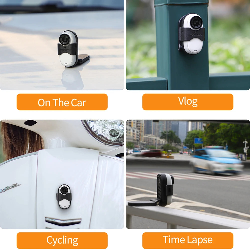 Action Sport Camera For Insta 360 Go 3/3S Adjustable Magnetic Neck Strap Mount Stand Hand Freely Multi Necklace Tabletop Bracket