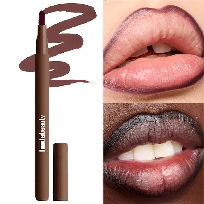 Huda Beauty Lip Contour Lip Stain Wear Matte Lipliner Pencil Tint Lipstick Long Lasting Non-stick Cup Moisturising Liner Makeup