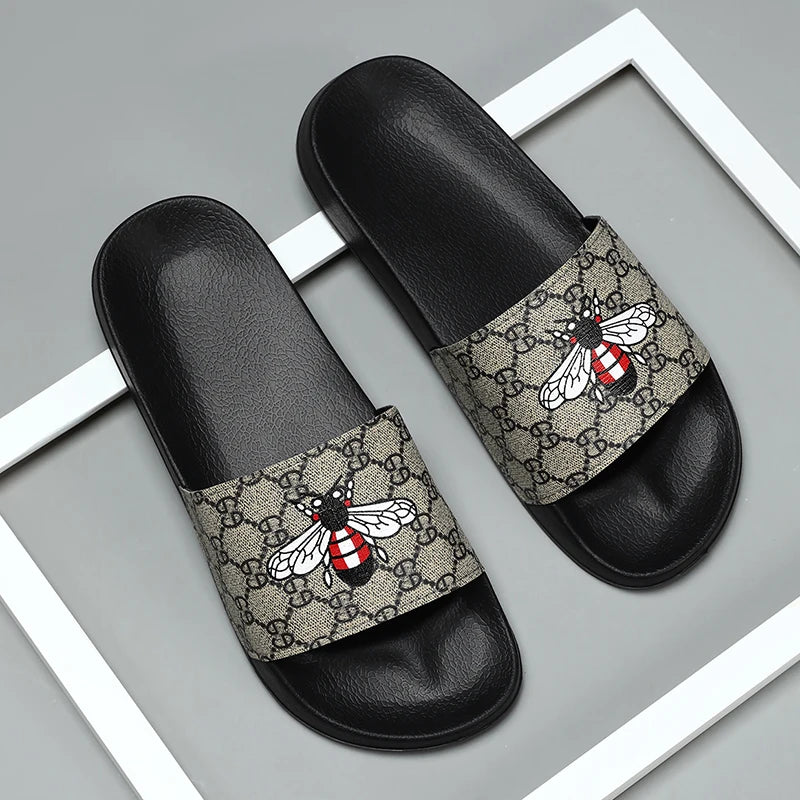 Men's shoes sports casual slippers indoor and outdoor EVA shoes autumn and winter men's bees beach outdoor garden sandals