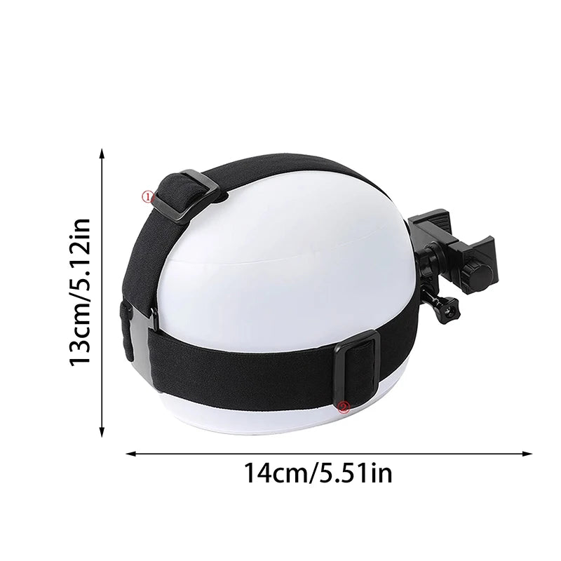 Hot Sale Head-Mounted Headband Bracket Adjustable Live Broadcast Mobile Phone Holder First-person Perspective Fixed Bracket Gift