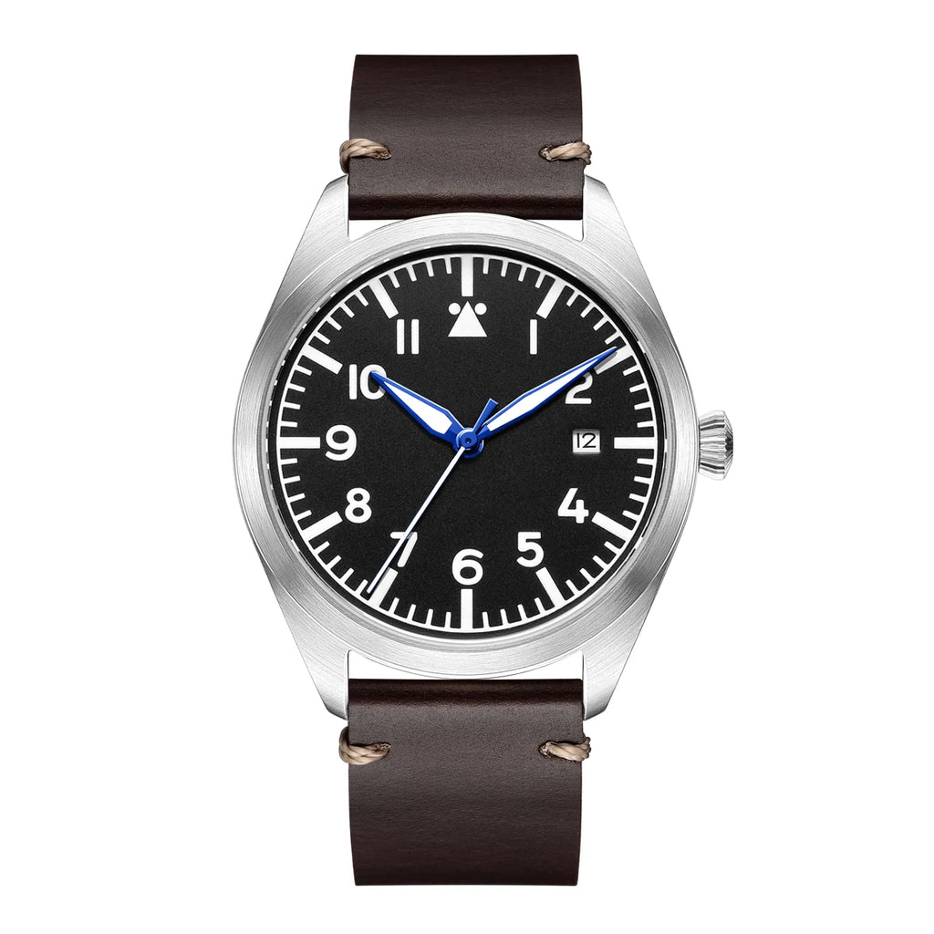 Flieger Pilot Watch A Type B Aviator Automatic Field Reloj Piloto Relogio Mechanical Wristwatch Orologio Pilota Montre Pilote