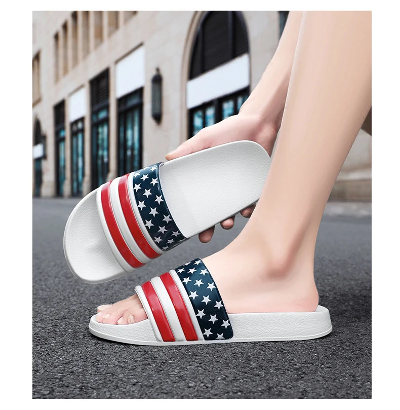 Men's Shoes Man Home Plips Plops Soft Slides Non-slip Slippers Indoor Outdoor EVA  Sandals Beach Garden Sandals Big Size 47 48