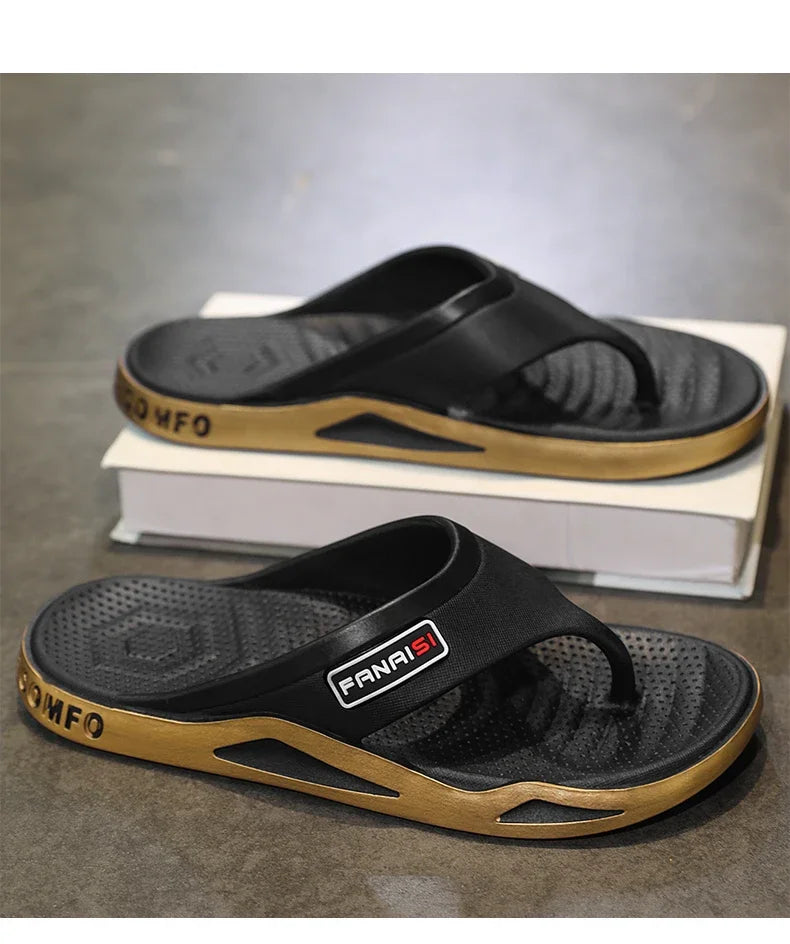 Summer Men's Flip-flops Sports Beach Sandals Men Casual Outdoor Fashion&trend Comfortable Shoes House Flip Flops Home Shoes