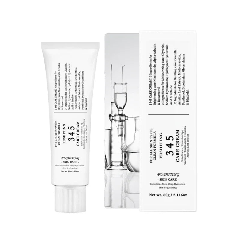 345 Series Skincare Combo PDRN Centella Face Cream & Eye Cream  Deep Moisture Brightening Soothing Repair Hydration Recovery Kit