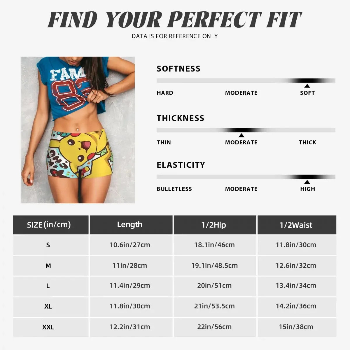 Custom Kawaii Pikachus Anime Volleyball Biker Gym Shorts for Women Athletic Workout Yoga Shorts
