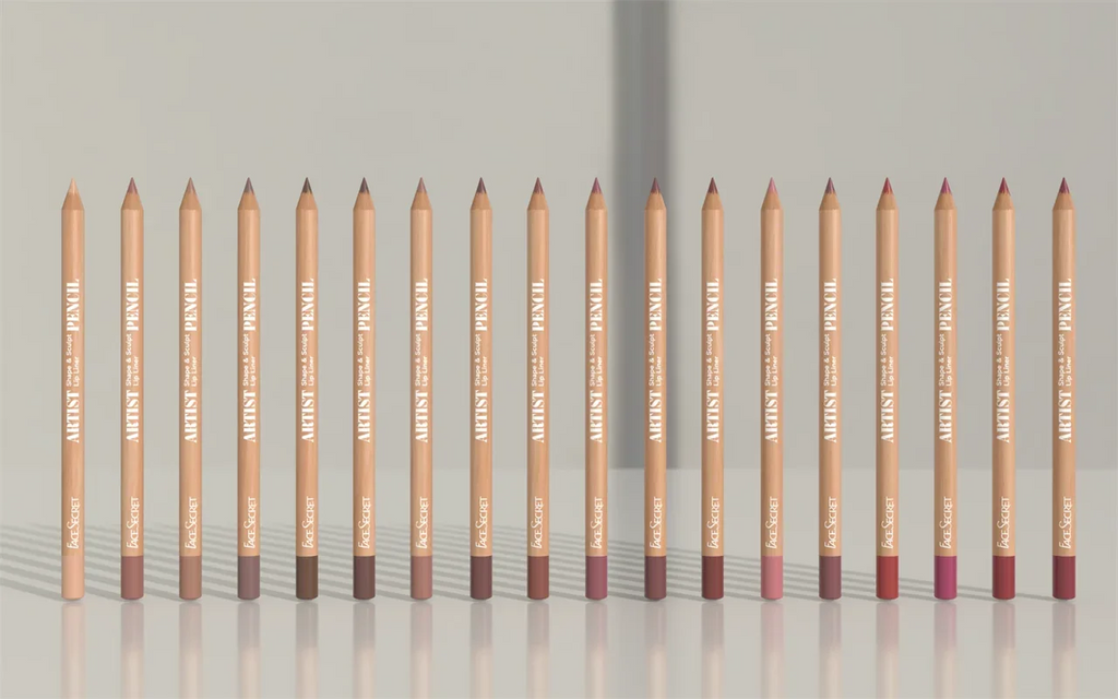 Face Secret 18 ColorLip Liner Pencil Weightless Precise With Super Soft Blendable Texture Matte Soft
