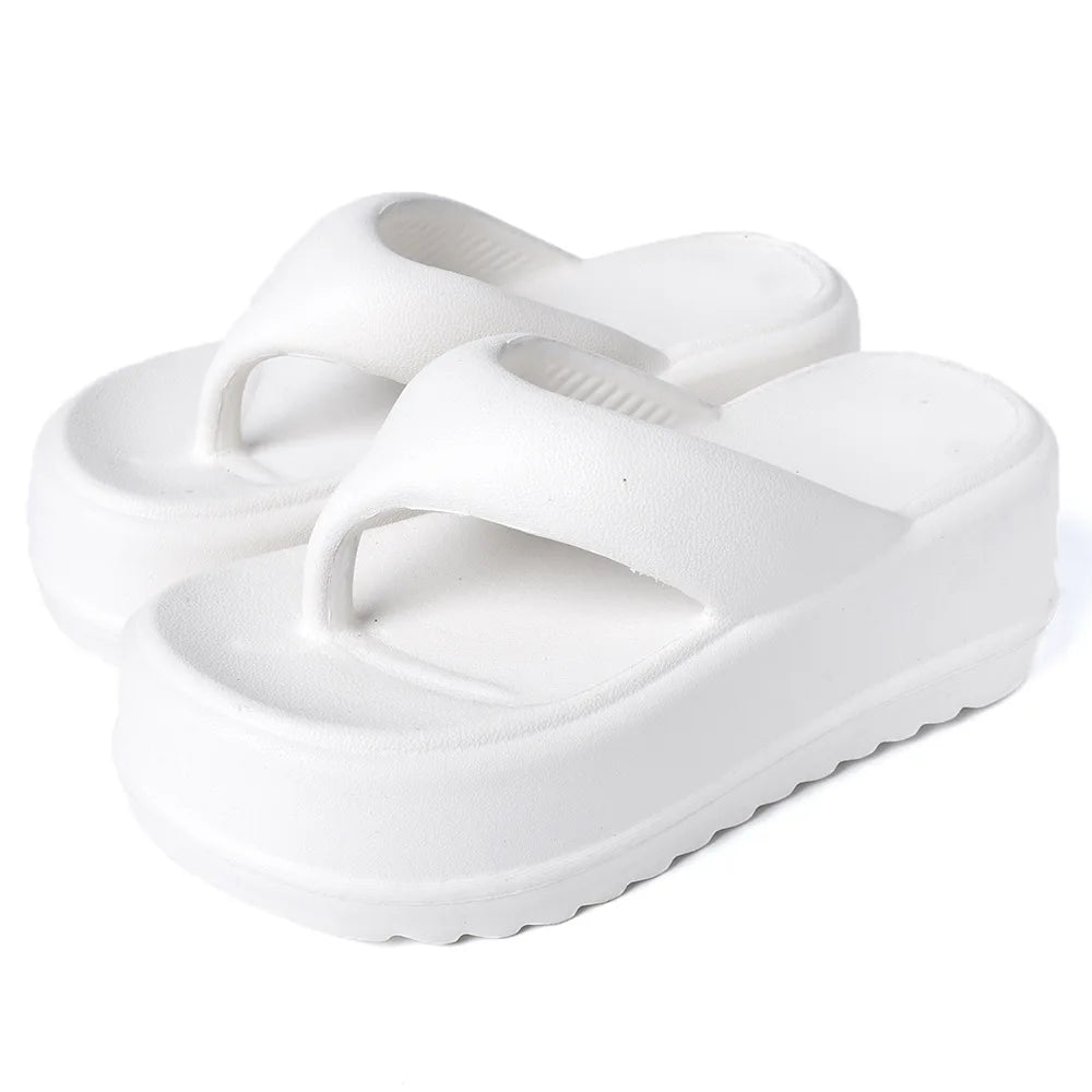 Eyriphy Thick Bottom Slippers Summer Women Sandals Platform Bathroom Slides Female Outdoor Beach Shoes Fashion Comfort Flip Flop