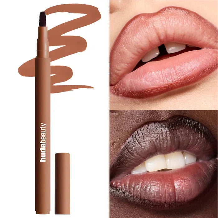 Huda Beauty Lip Contour Lip Stain Wear Matte Lipliner Pencil Tint Lipstick Long Lasting Non-stick Cup Moisturising Liner Makeup