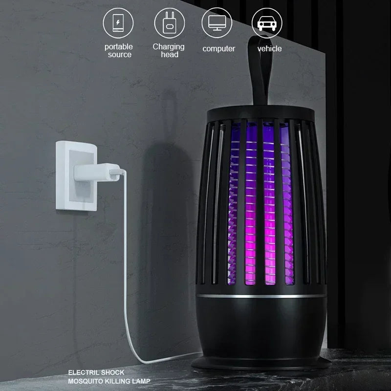 Xiomi UV Mosquito Repellent Lamp USB Charging Portable Mosquito Killer Suitable For Indoor 360° Large Area Silent Mosquito Trap