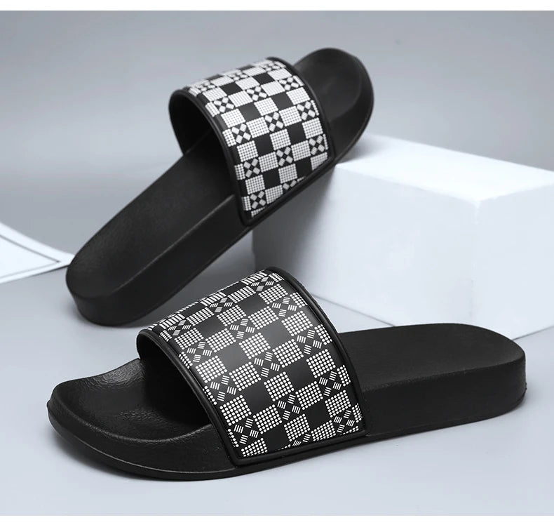 Men's Shoes Man Home Plips Plops Soft Slides Non-slip Slippers Indoor Outdoor EVA  Sandals Beach Garden Sandals Big Size 47 48
