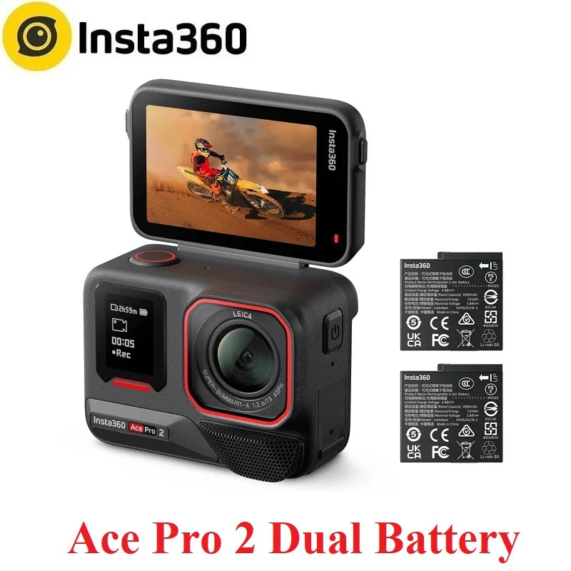 Insta360 X5\X4\X3\Ace Pro 2\GO 3S\Flow Pro\Flow 2 Pro Sport Camera Insta 360 X 5\ X 4\X 3 Action Camera