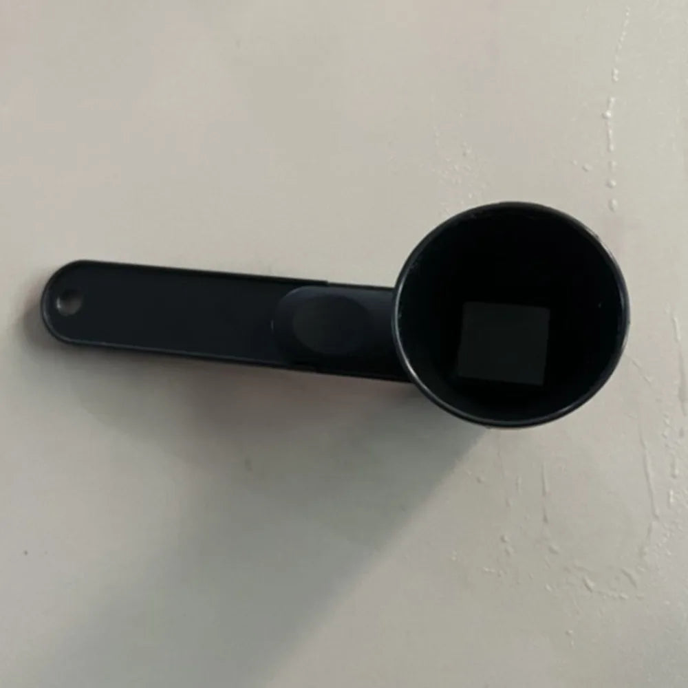 Creative Flling Coffee Scoop Funnel Plastic 2 in 1 Sliding Design Sliding Scoop Funnel Reusable Measuring Spoon Kitchen Gadgets