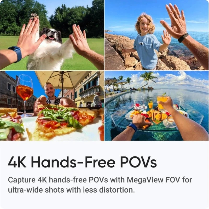 Insta360 GO 3S Tiny 4K Action Camera Black White 39g 64G 128G Action Pod AI Editing Waterproof FlowState Insta 360 GO3S Original