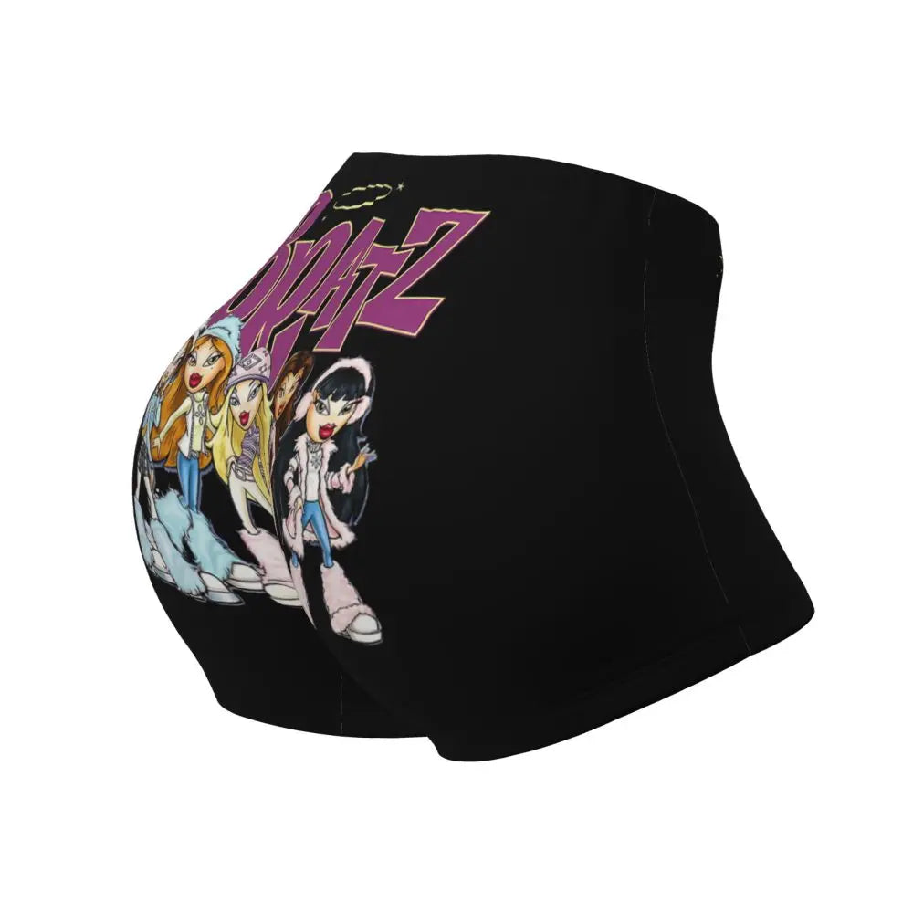 Custom Bratz Rock Angelz Doll Women Gym Workout Running Shorts Athletic Volleyball Biker Yoga Shorts