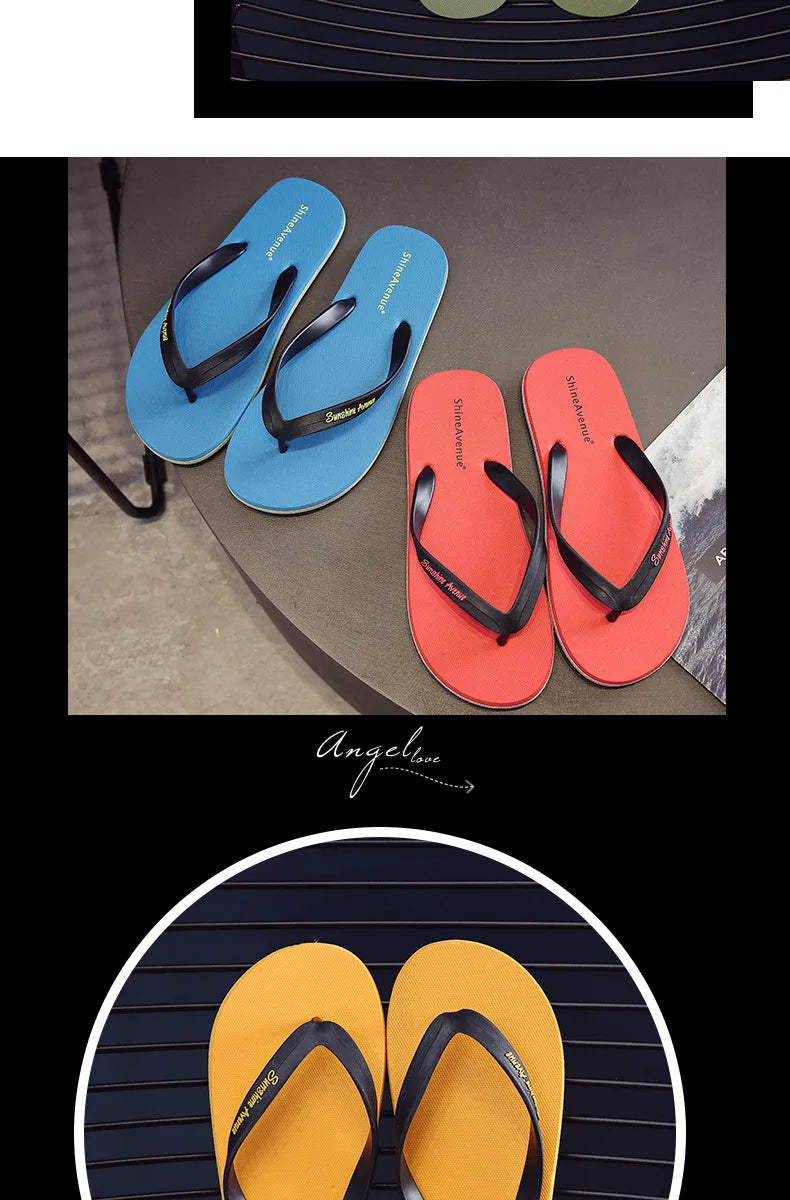 Eyriphy Soft Non-Slips Unisex Flat Slippers New Design Women Flip Flops Fashion Cozy Beach Slippers Holiday Hotel Shower Sandals