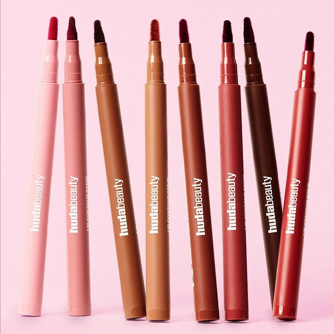 Huda Beauty Lip Contour Lip Stain Wear Matte Lipliner Pencil Tint Lipstick Long Lasting Non-stick Cup Moisturising Liner Makeup