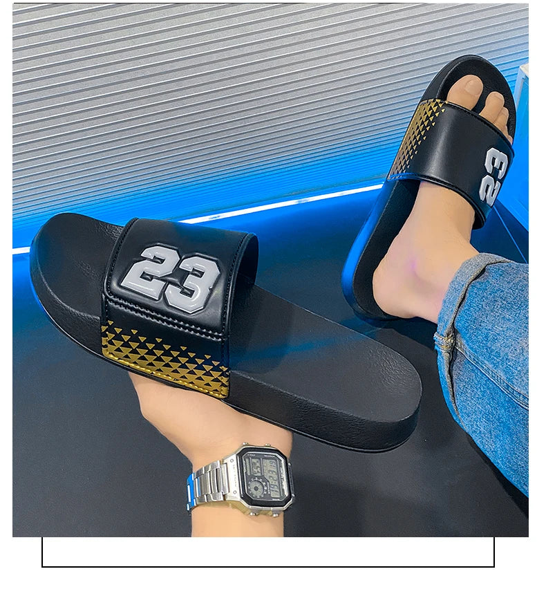 Men's Shoes Man Home Plips Plops Soft Slides Non-slip Slippers Indoor Outdoor EVA  Sandals Beach Garden Sandals Big Size 47 48