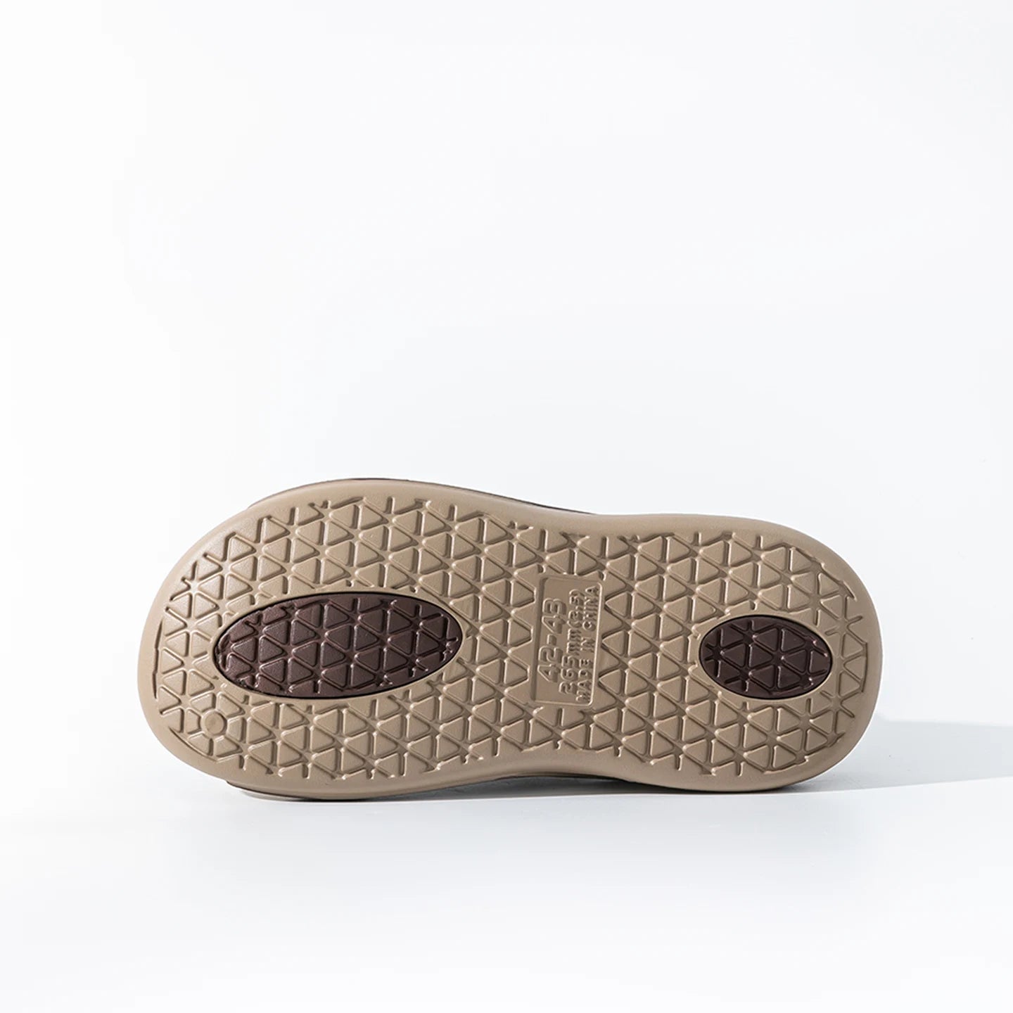 Men's Outdoor Slides Summer Thick Sole Sandals, Non-Slip Durable Beach Flip Flops, Open Toe Fashion Casual Sports Slippers