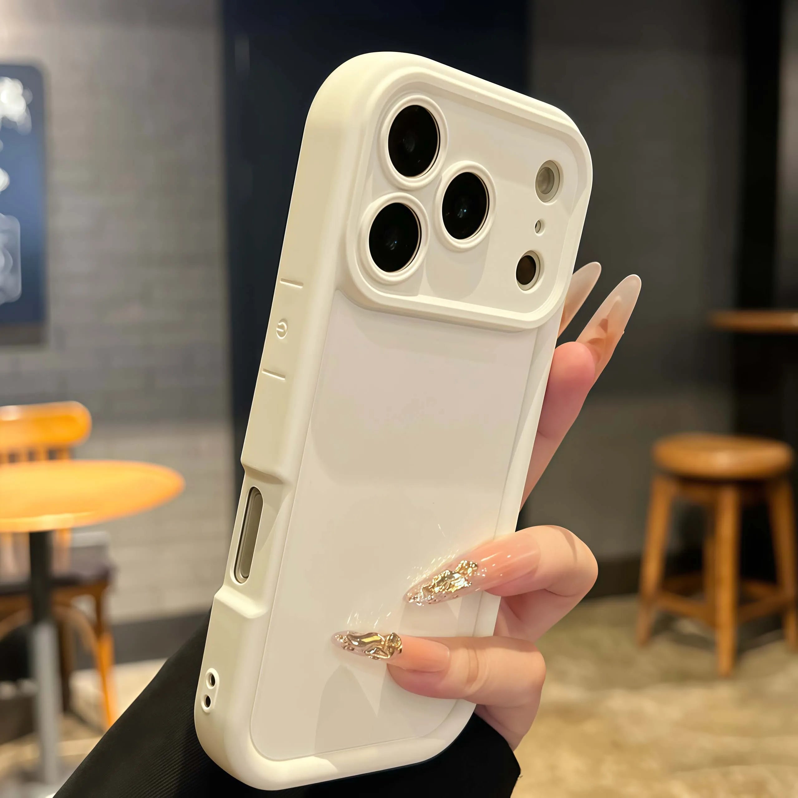 thickened shockproof case For iPhone 17 16 15 14 13 12 11 Pro Max pure colour Cover For iPhone 17 Air 14 15 16 Plus accessories