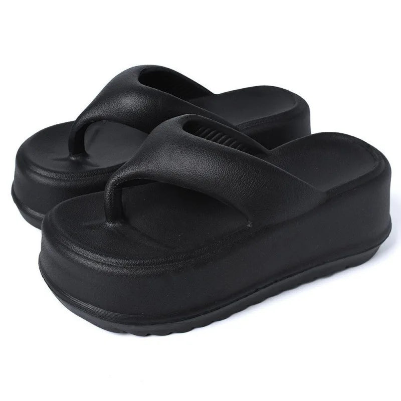 Eyriphy Thick Bottom Slippers Summer Women Sandals Platform Bathroom Slides Female Outdoor Beach Shoes Fashion Comfort Flip Flop