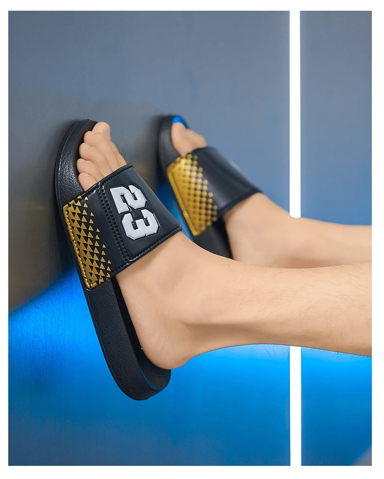 Men's Shoes Man Home Plips Plops Soft Slides Non-slip Slippers Indoor Outdoor EVA  Sandals Beach Garden Sandals Big Size 47 48