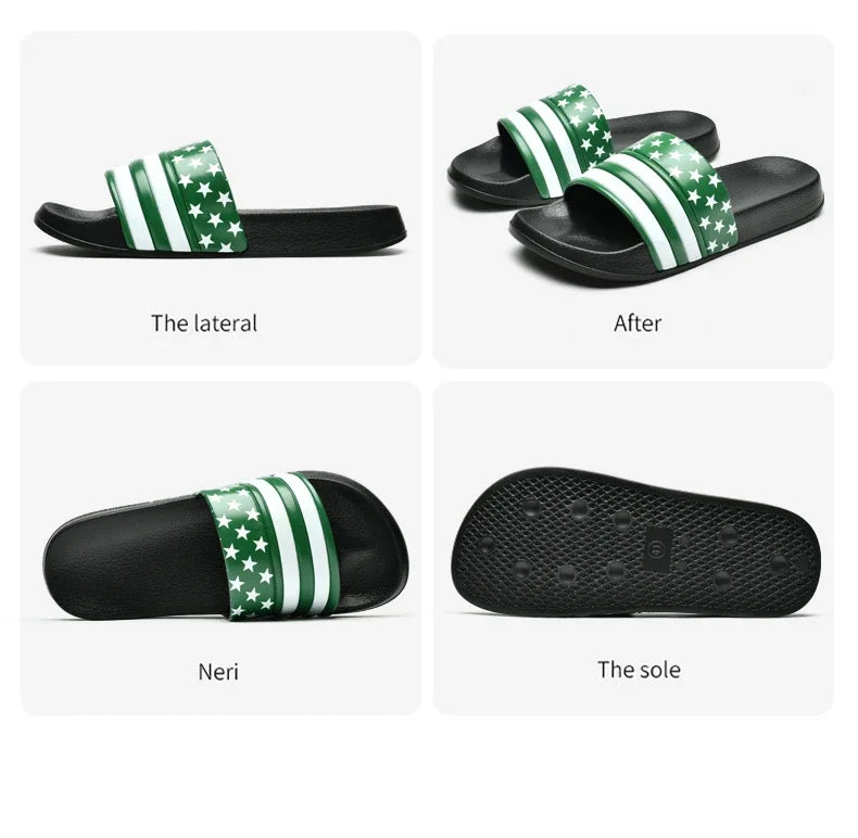 Men's Shoes Man Home Plips Plops Soft Slides Non-slip Slippers Indoor Outdoor EVA  Sandals Beach Garden Sandals Big Size 47 48