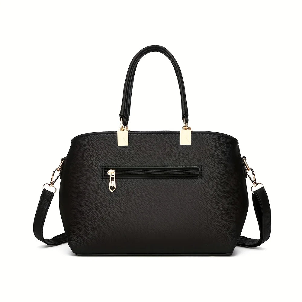Elegant Shoulder Bag with Bowknot Decoration, Multiple Compartments, Fashion Handbag, Suitable for Work, Party, and Daily Use
