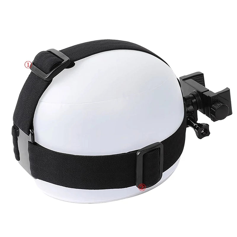 Hot Sale Head-Mounted Headband Bracket Adjustable Live Broadcast Mobile Phone Holder First-person Perspective Fixed Bracket Gift