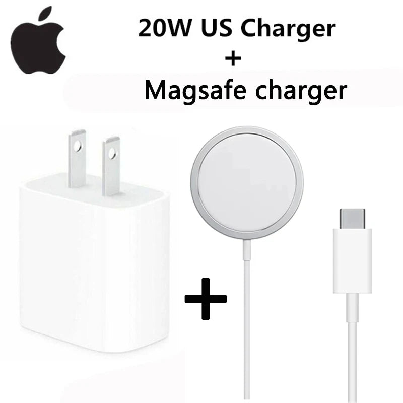 Original 20W USB-C Power Adapter For iphone 17 16 15 14 mini Pro Max Type C fast charger for Apple Cable for iPhone X 12 13 Plus