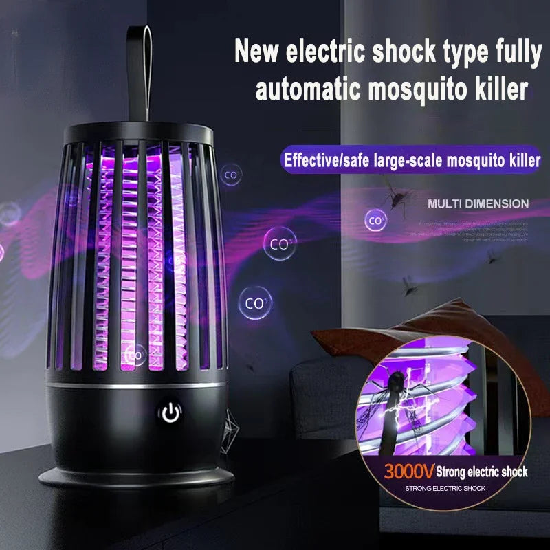 Xiomi UV Mosquito Repellent Lamp USB Charging Portable Mosquito Killer Suitable For Indoor 360° Large Area Silent Mosquito Trap