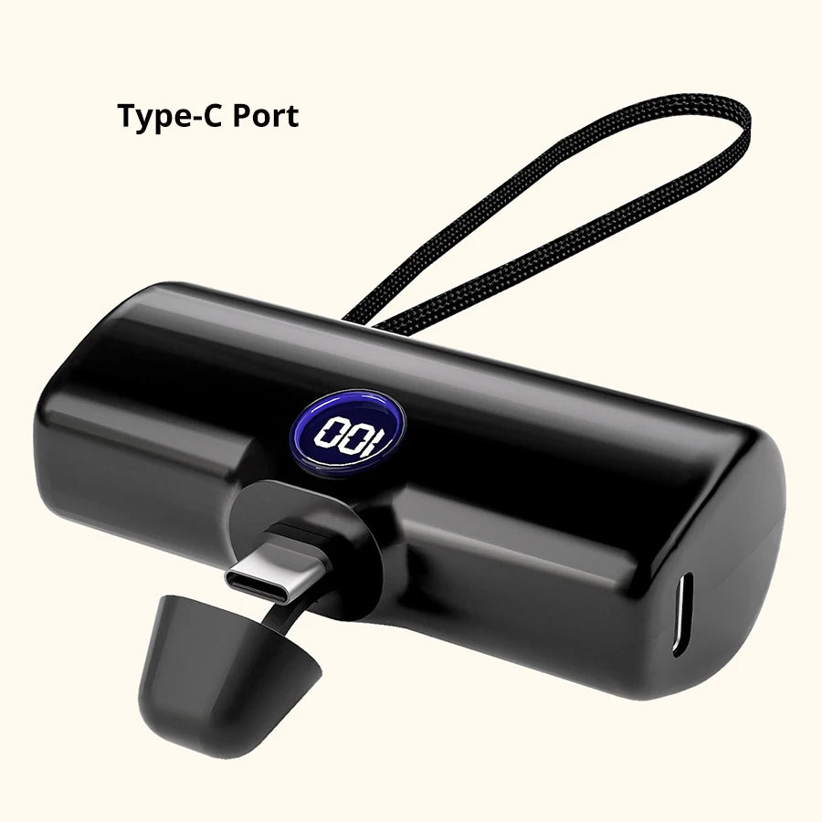 Pocket-sized Mini Power Bank Compact External Battery Portable Charger 5000mAh 5500mAh Spare Battery for iPhone Samsung Xiaomi