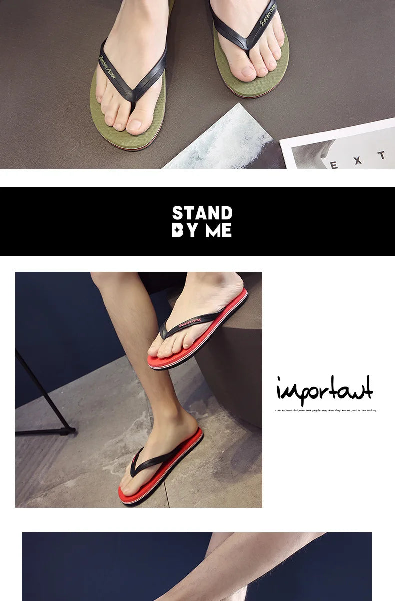 Eyriphy Soft Non-Slips Unisex Flat Slippers New Design Women Flip Flops Fashion Cozy Beach Slippers Holiday Hotel Shower Sandals
