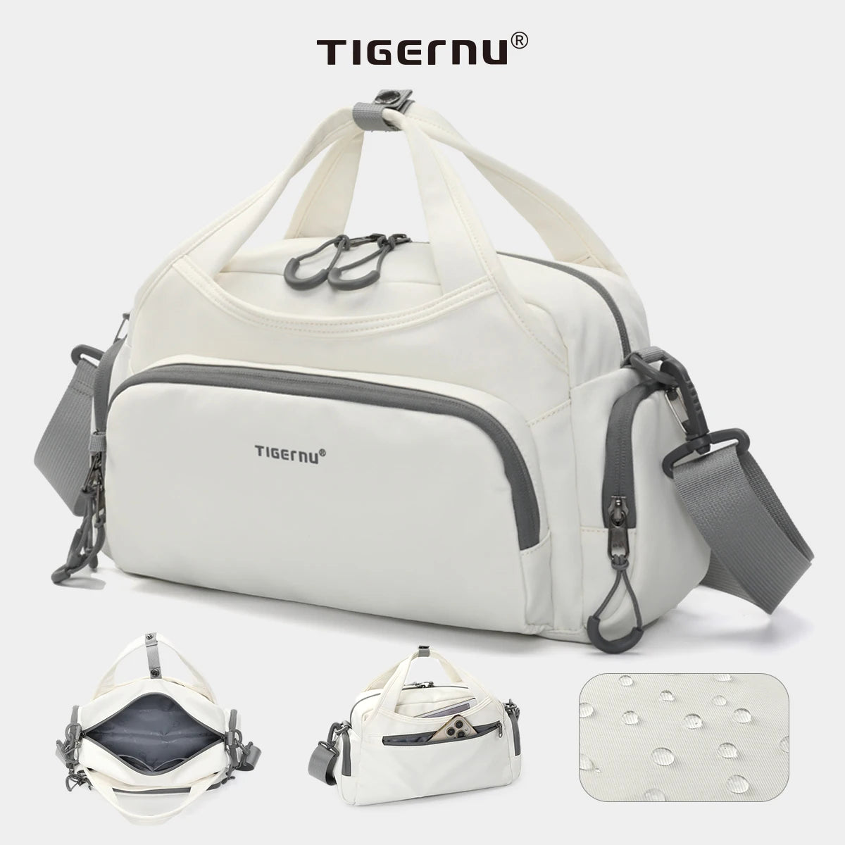 Tigernu Women Casual Sports Handbag Female Ourdoor Shoulder Bag Daily Commute Splashproof Large Capacity For 11 inch Tablet