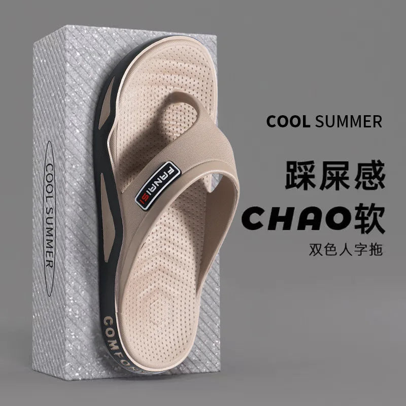 Summer Men's Flip-flops Sports Beach Sandals Men Casual Outdoor Fashion&trend Comfortable Shoes House Flip Flops Home Shoes