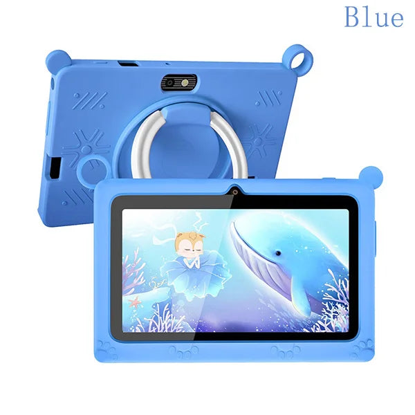 BDF Children's tablet New 7 Inch Google Learning Education Games Tablets Quad Core 4GB RAM 64GB ROM WiFi Bluetooth Dual Cameras
