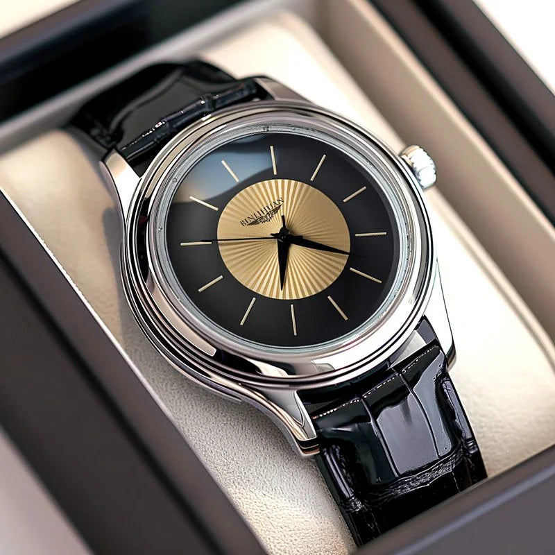 Top Brand Man Wristwatch Luxury Business Waterproof Men Watch For Men Quartz Clock Leather Men's Watches reloj Handsome 2025 New